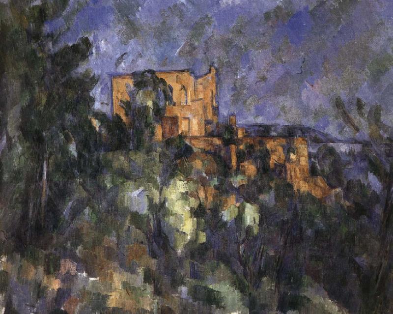 Paul Cezanne Black Castle Norge oil painting art
